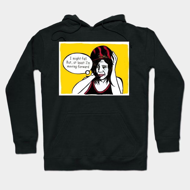 i might fall Hoodie by Brandy Devoid special edition collecion